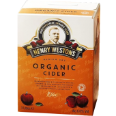 Henry Westons Organic Cider 6% 300cl BIB