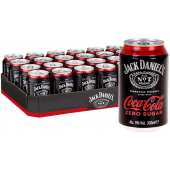 Jack Daniel’s & Coke Zero 5% vol 33CL x 24