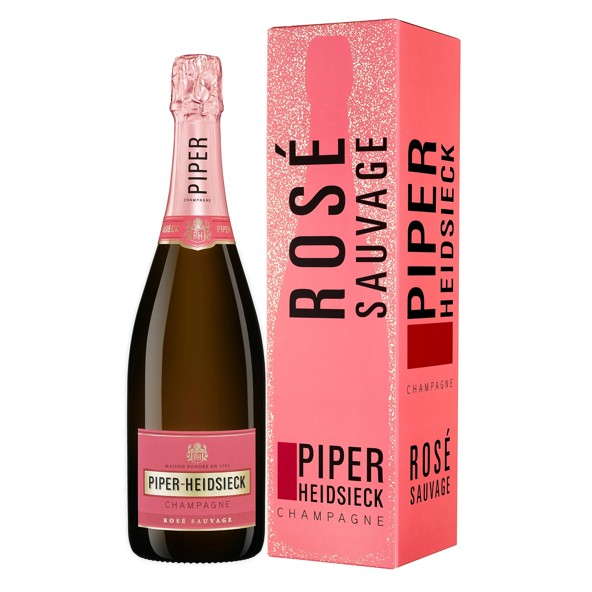PIPER HEIDSIECK ROSE SAUVAGE 12% 75CL BOX