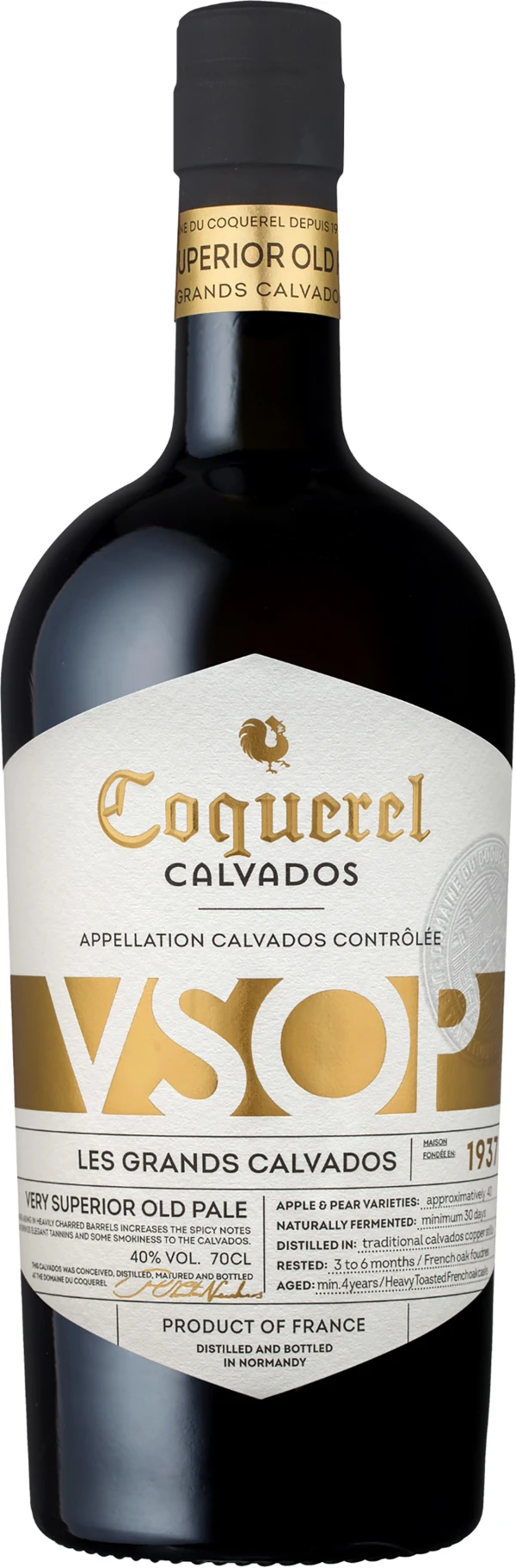 CALVADOS COQUEREL VSOP 40% vol 70CL