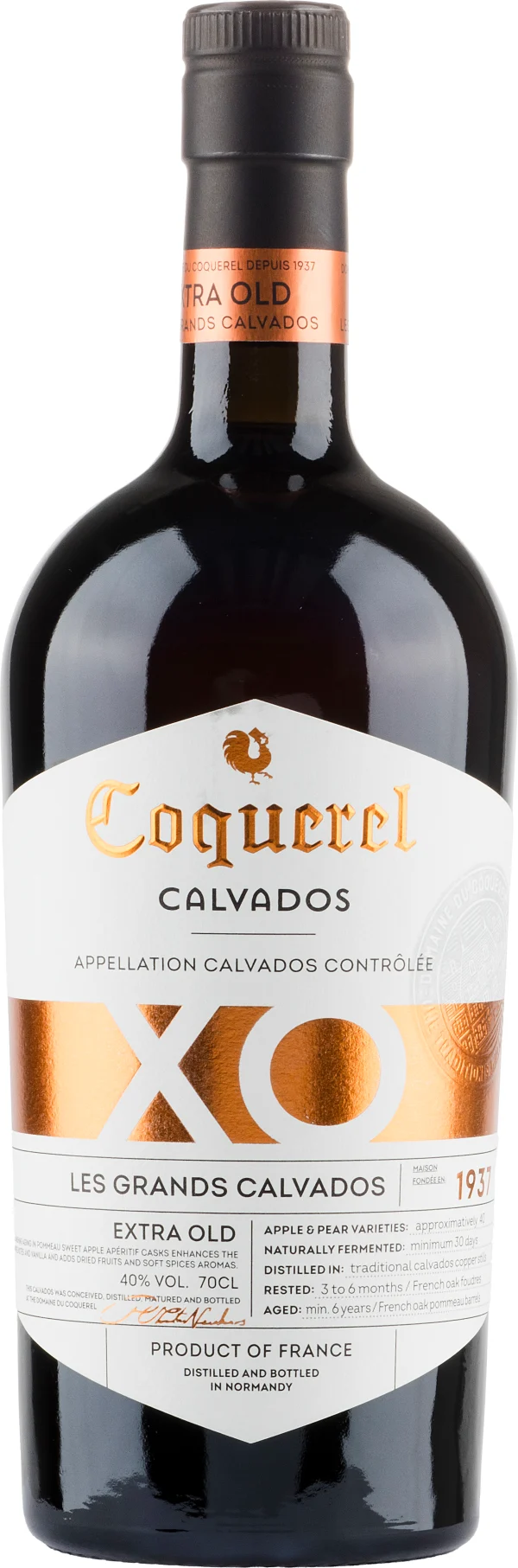 CALVADOS COQUEREL XO 40% vol 70CL