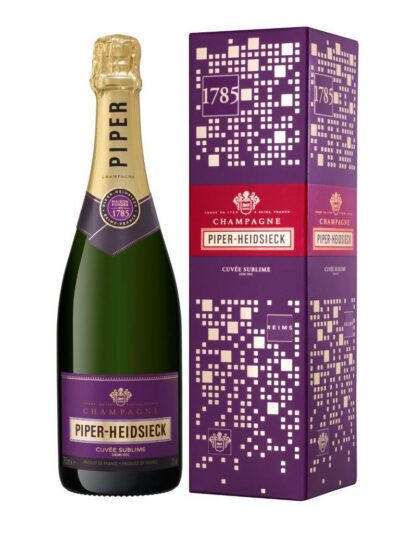 PIPER HEIDSIECK CUVEE SUBLIME DEMI-SEC 12% 75CL BOX