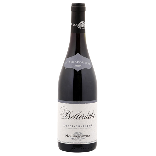 M.CHAPOUTIER COTES DU RHONE BELLERUCHE ´21 14% vol 75CL-0