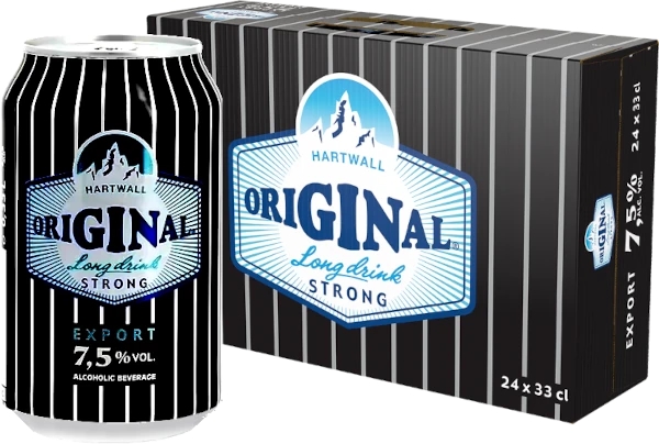 Hartwall Original Long Drink Strong 7,5% vol 33CL x 24