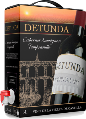 DETUNDA CABERNET SAUVIGNON TEMPRANILLO 12.5% 300CL BIB
