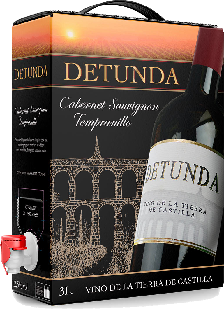 DETUNDA CABERNET SAUVIGNON TEMPRANILLO 12.5% 300CL BIB