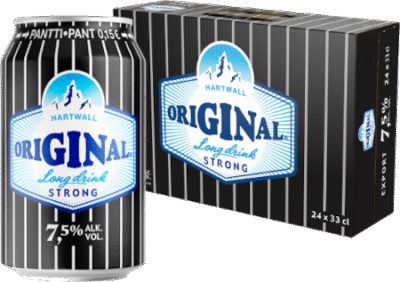 Hartwall Original Long Drink Strong 7,5% vol 33CL x 24