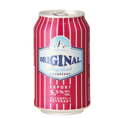 Hartwall Original Long Drink Cranberry 5,5% 33CL x 24-1120 Hartwall Original Long Drink Cranberry 5,5% 33CL x 24-1120