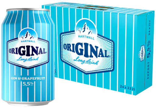 Hartwall Original Long Drink 5,5% vol 33CL x 24-0