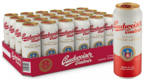 Budweiser Budvar 5% vol 50CL x 24