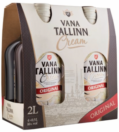 VANA TALLINN CREAM LIQUEUR 16% vol 50CL PET 4-Pack-0