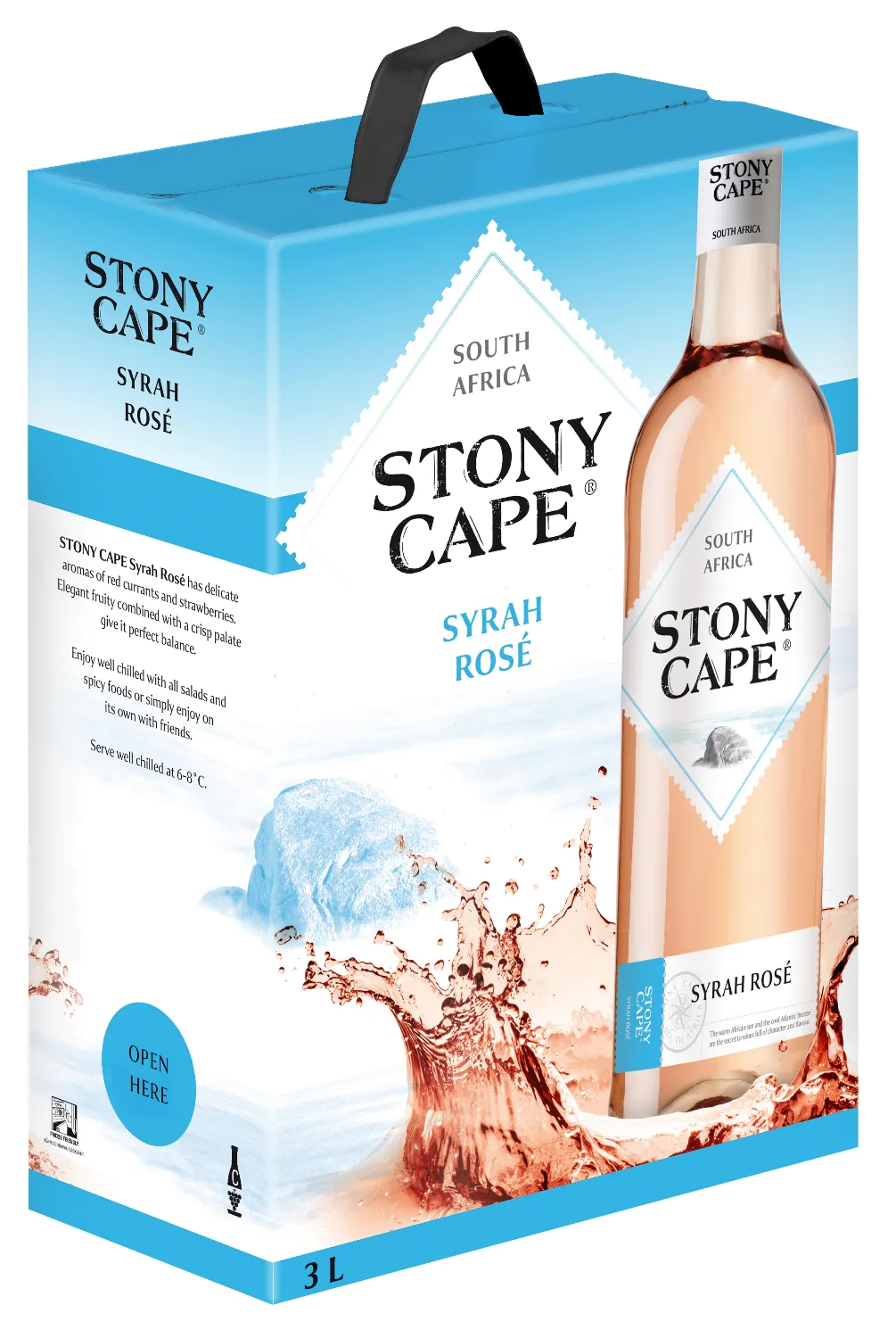 Stony Cape Syrah Rose 12% 300cl BIB-0