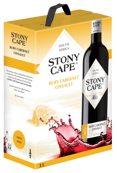 Stony Cape Ruby Cabernet Cinsault 13% 300cl BIB