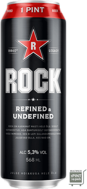 Saku Rock 5,3% vol PINT 56,8CL x 24