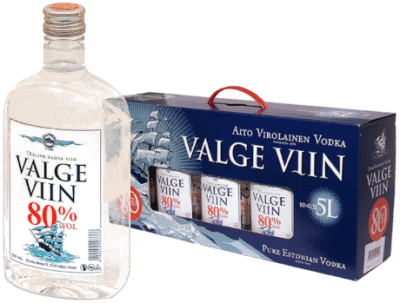VALGE VIIN 80% vol 10X50CL PET