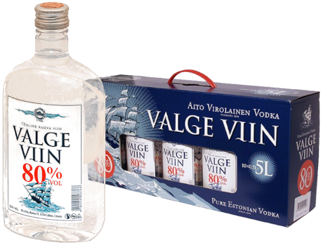 VALGE VIIN 80% vol 10X50CL PET