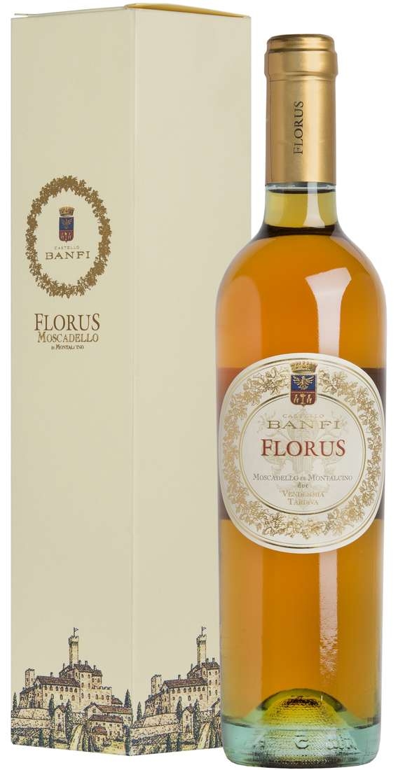 BANFI FLORUS MOSCADELLO DI MONTALCINO`18 15% 50CL BOX-0