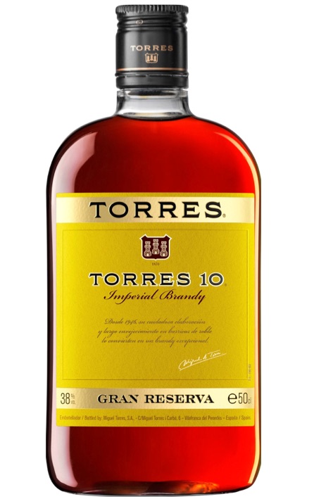 Torres 10 Years Brandy 38% 50CL PET-0
