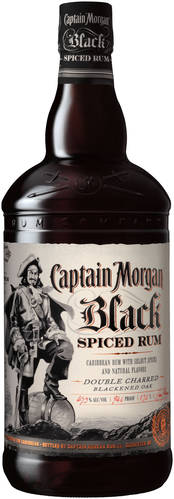 Captain Morgan Black Spiced Rum 40% vol 100CL