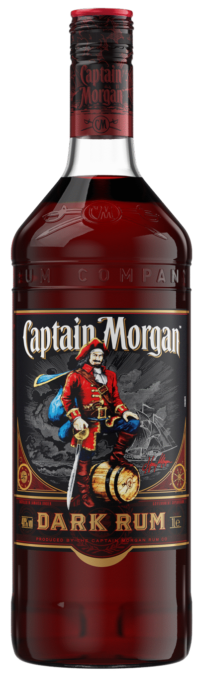 Captain Morgan Dark Rum 40% vol 100CL