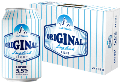 Hartwall Original Long Drink Light 5,5% vol 33CL x 24