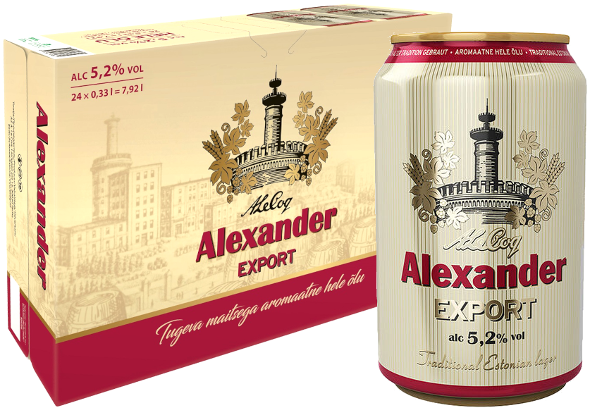 Alexander Export 5,2% vol 33CL x 24-0