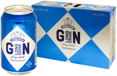 Sinebrychoff Long Drink Grapefruit 5,5% vol 33CL x 24