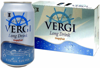 Vergi Long Drink Grapefruit 5,6% vol 33CL x 24