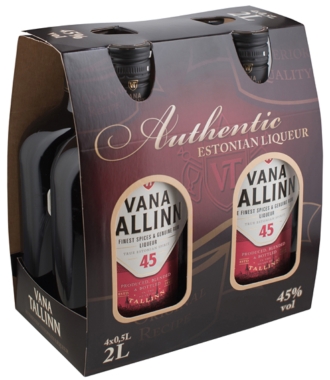 VANA TALLINN 45% vol 50CL PET 4-Pack
