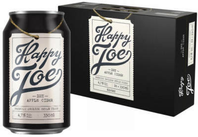 HAPPY JOE DRY APPLE CIDER 4,7% 33 CL x 24