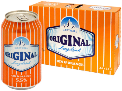 Hartwall Original Long Drink Orange 5,5% vol 33CL x 24