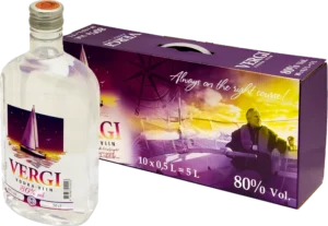 Vergi Vodka 80% vol 10X50cl PET