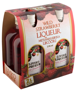 Liviko Wild Strawberry 21% 50CL PET 4-Pack