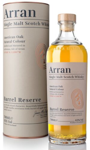 ARRAN BARREL RESERVE SINGLE MALT SCOTCH WHISKY 43% 70CL TUUBIS