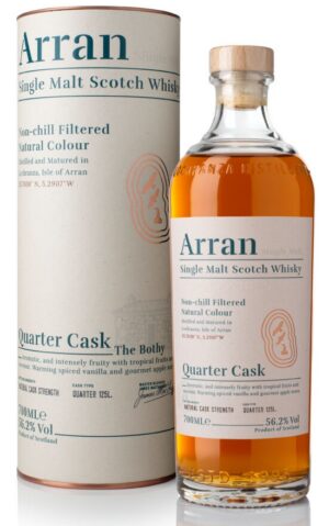 ARRAN QUARTER CASK SINGLE MALT SCOTCH WHISKY 56,2% 70CL TUUBIS
