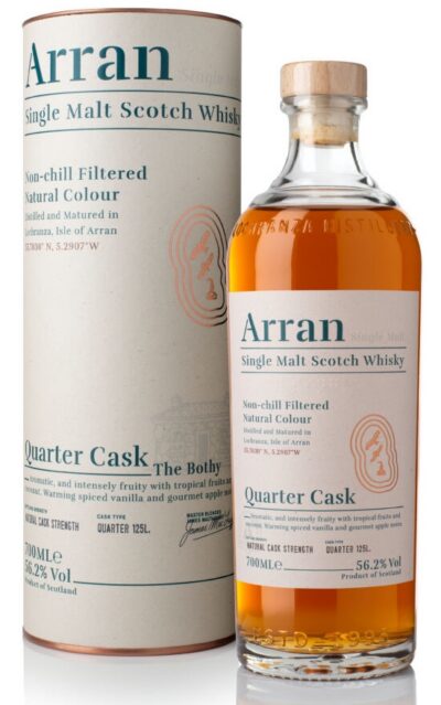 ARRAN QUARTER CASK SINGLE MALT SCOTCH WHISKY 56,2% 70CL TUUBIS