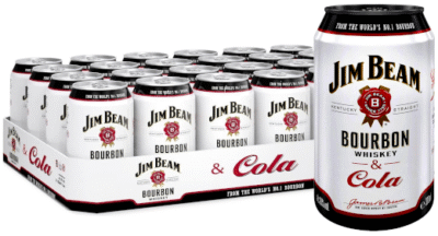 JIM BEAM & COLA 4,5% vol 33CL x 24
