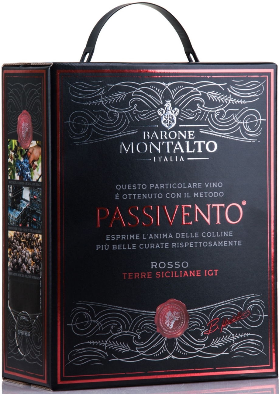 Barone Montalto Passivento Rosso 13,5% 300cl BIB-0