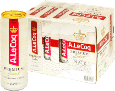 A. Le Coq Premium Select (Gluten Free) 4,3% 35,5CL 12-pack