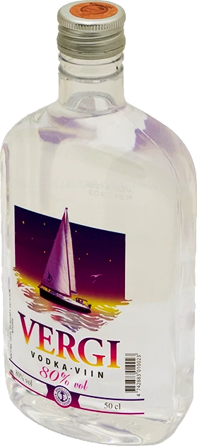 Vergi Vodka 80% 50cl PET