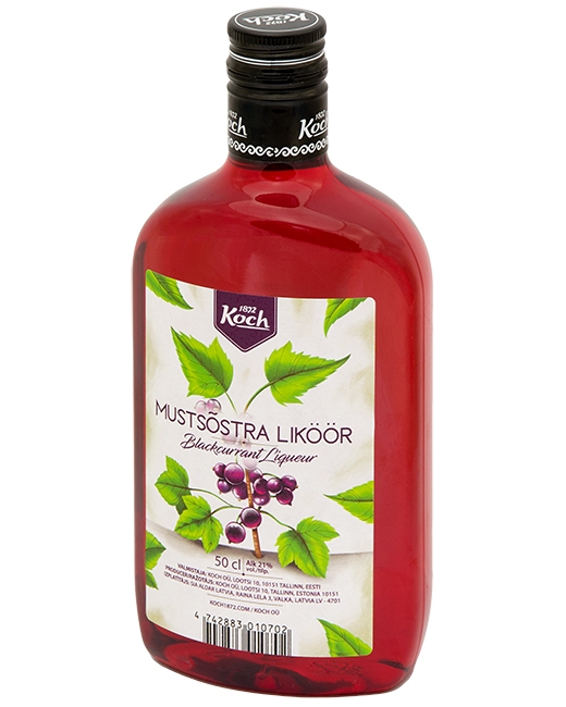 Koch Blackcurrant Liqueur 21% 50cl PET