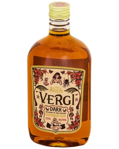 Vergi Dark Caribbean Rum 37,5% 50cl PET