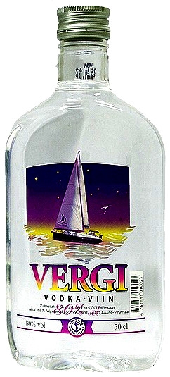 Vergi Vodka 80% 50cl PET