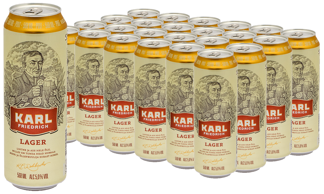 Karl Friedrich 5,0% 56,8cl PINT x 24-0