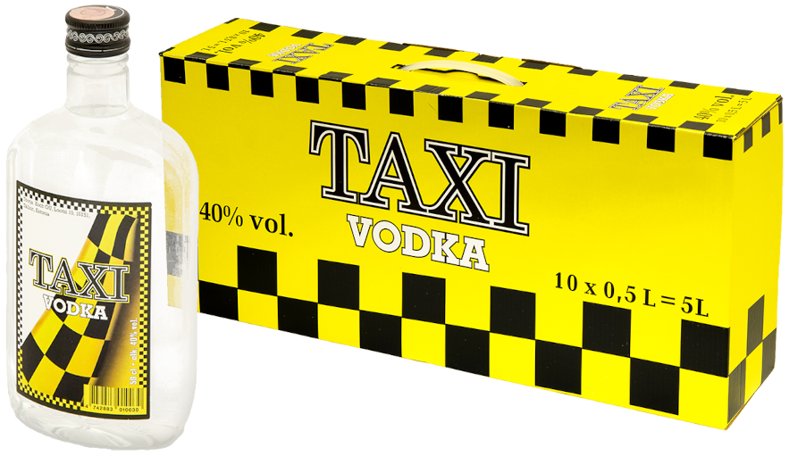 Taxi Vodka 40% 10x50cl PET