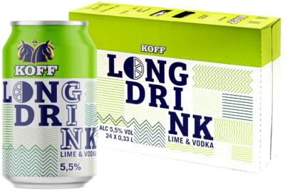 Koff Long Drink Lime&Vodka 5,5% 33CL x 24