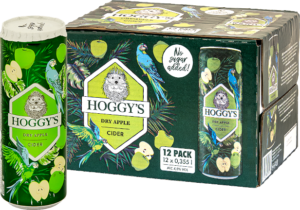 Hoggys Dry Apple Cider 4,5% vol 35,5CL 12-pack-0