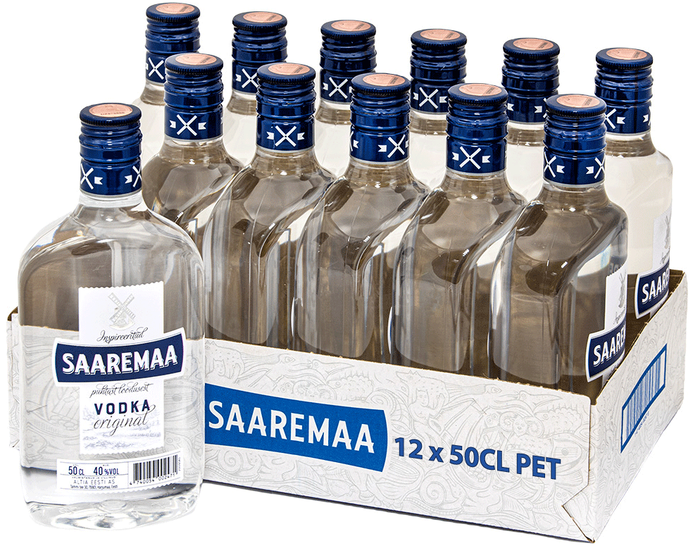 Saaremaa Vodka 40% vol 50CL PET x 12