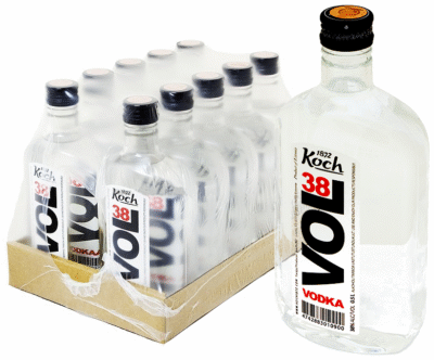 Koch Vol 38 Vodka 38% vol 10x50CL PET
