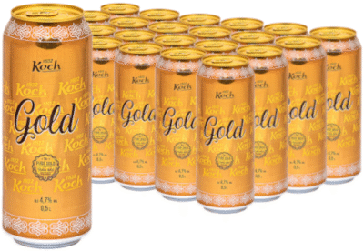 Koch Gold Beer 4,7% vol 50CL x 24-0